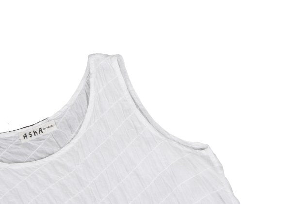 Issey Miyake ASHA BY MDS Stitch Border Tank Top Size M