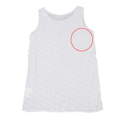 Issey Miyake ASHA BY MDS Stitch Border Tank Top Size M