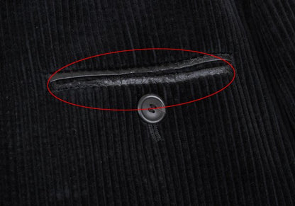 ISSEY MIYAKE MEN 97AW Cotton Corduroy Jacket Black Size M