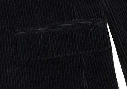 ISSEY MIYAKE MEN 97AW Cotton Corduroy Jacket Black Size M