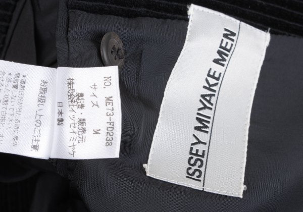 ISSEY MIYAKE MEN 97AW Cotton Corduroy Jacket Black Size M