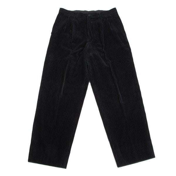 ISSEY MIYAKE MEN Cotton Corduroy Two-Tuck Pants Black Size L