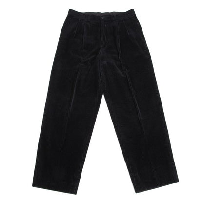 ISSEY MIYAKE MEN Cotton Corduroy Two-Tuck Pants Black Size L