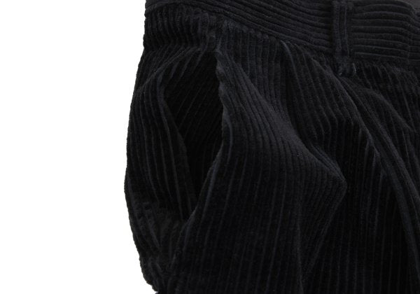 ISSEY MIYAKE MEN Cotton Corduroy Two-Tuck Pants Black Size L