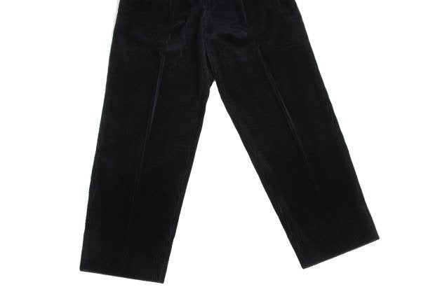 ISSEY MIYAKE MEN Cotton Corduroy Two-Tuck Pants Black Size L