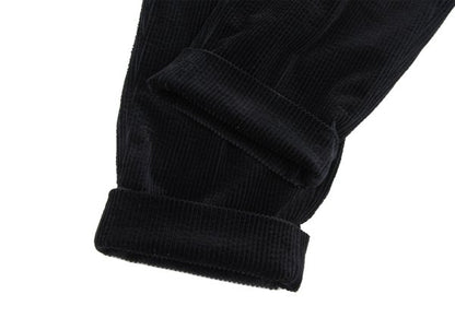 ISSEY MIYAKE MEN Cotton Corduroy Two-Tuck Pants Black Size L