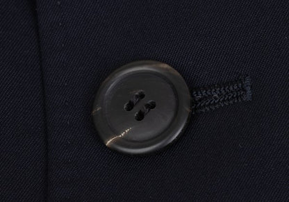 ISSEY MIYAKE MEN 96AW Wool Mao Collar Jacket Navy Size M