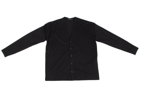 LIMI feu Mesh Panel Jersey Cardigan Black Size 2