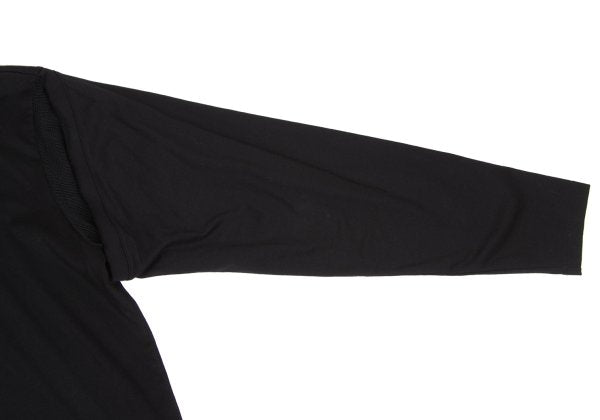 LIMI feu Mesh Panel Jersey Cardigan Black Size 2