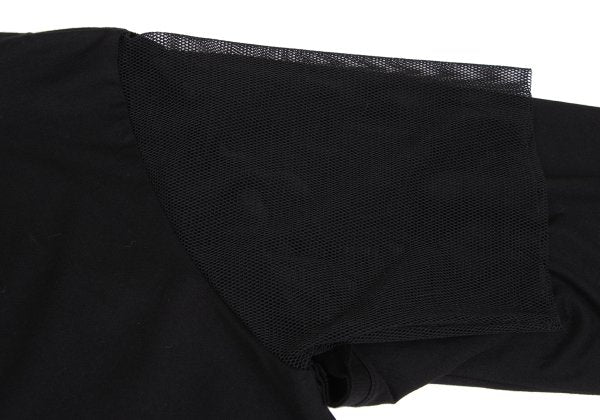 LIMI feu Mesh Panel Jersey Cardigan Black Size 2