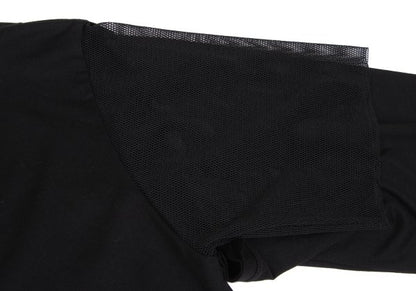 LIMI feu Mesh Panel Jersey Cardigan Black Size 2