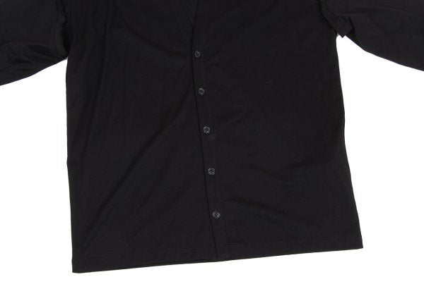 LIMI feu Mesh Panel Jersey Cardigan Black Size 2