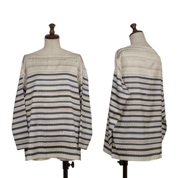 Jean Paul GAULTIER FOR SEPT PREMIERES Poly Top Ivory Size 40