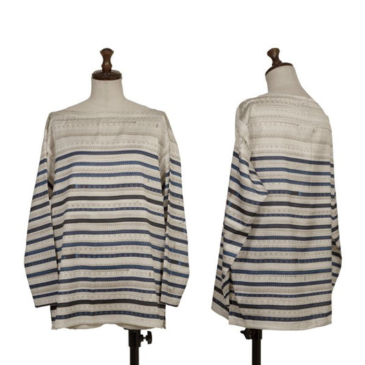 Jean Paul GAULTIER FOR SEPT PREMIERES Poly Top Ivory Size 40