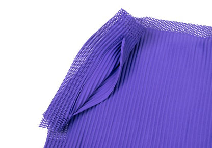 ISSEY MIYAKE me Mesh Trim Fine Knit T-Shirt Purple Size F