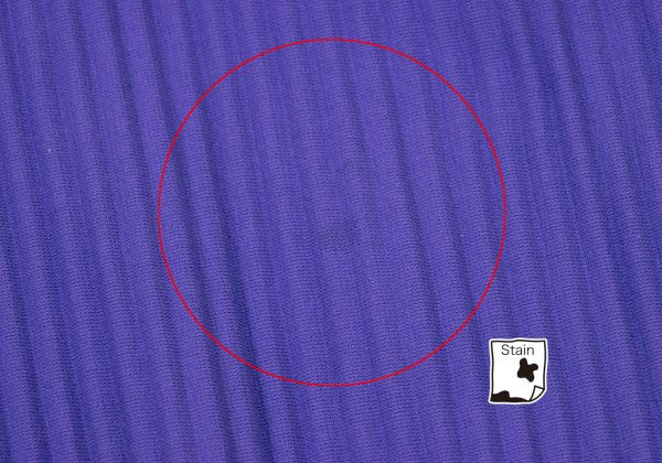 ISSEY MIYAKE me Mesh Trim Fine Knit T-Shirt Purple Size F