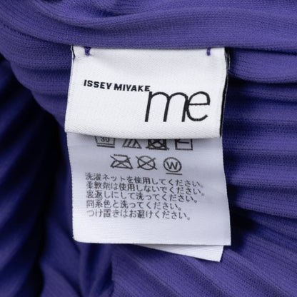 ISSEY MIYAKE me Mesh Trim Fine Knit T-Shirt Purple Size F