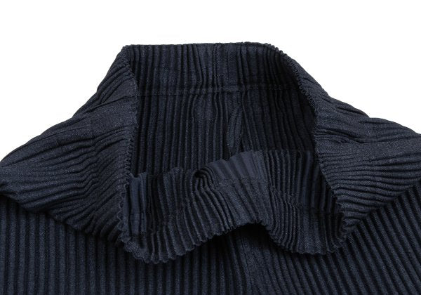 HOMME PLISSE ISSEY MIYAKE Pleated Tapered Pants Navy Size 1