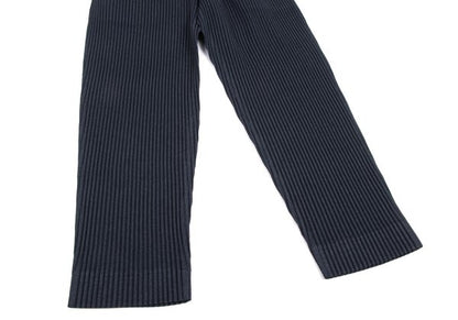 HOMME PLISSE ISSEY MIYAKE Pleated Tapered Pants Navy Size 1