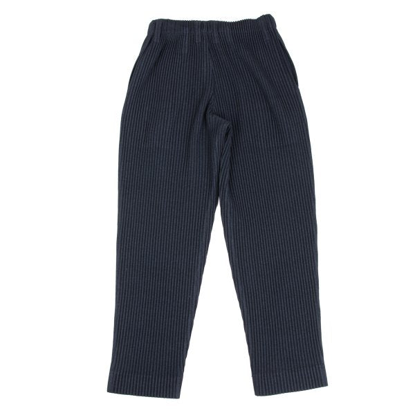 HOMME PLISSE ISSEY MIYAKE Pleated Tapered Pants Navy Size 1