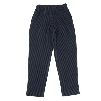 HOMME PLISSE ISSEY MIYAKE Pleated Tapered Pants Navy Size 1