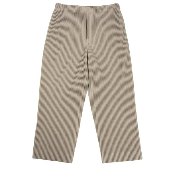 HOMME PLISSE ISSEY MIYAKE Pleated Wide Pants Beige Size 3