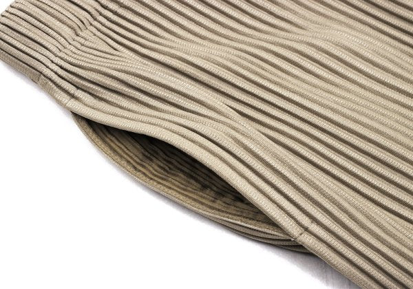 HOMME PLISSE ISSEY MIYAKE Pleated Wide Pants Beige Size 3