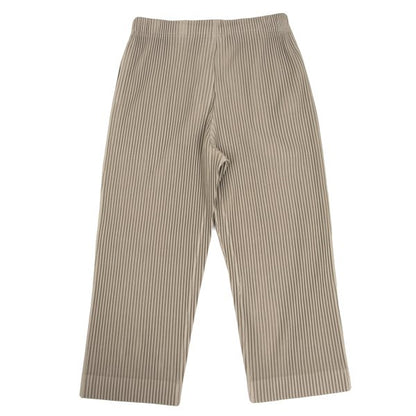 HOMME PLISSE ISSEY MIYAKE Pleated Wide Pants Beige Size 3