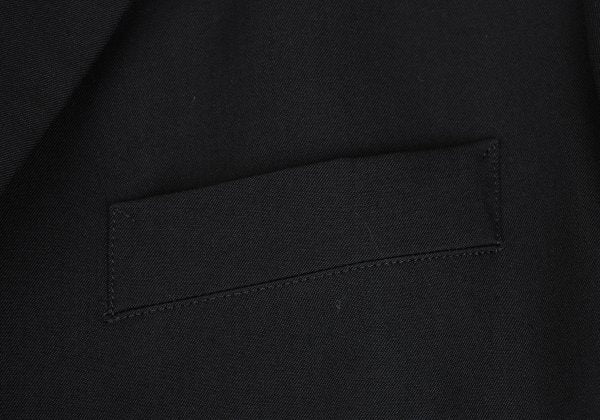Y's for men Wool Gabardine Reversible Black Green Jacket Size 5