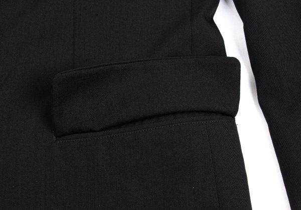 Y's for men Wool Gabardine Reversible Black Green Jacket Size 5