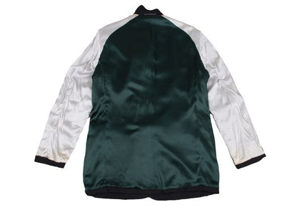 Y's for men Wool Gabardine Reversible Black Green Jacket Size 5