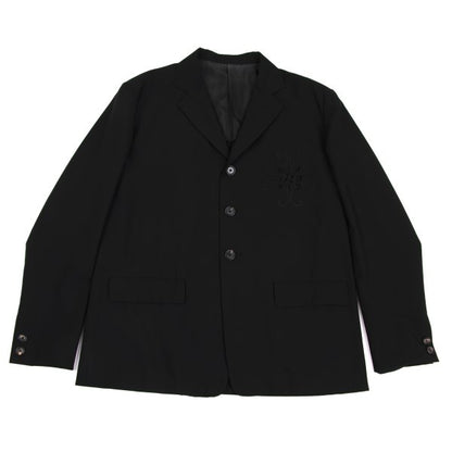 Yohji Yamamoto POUR HOMME 87SS Front Jacket Black Size M
