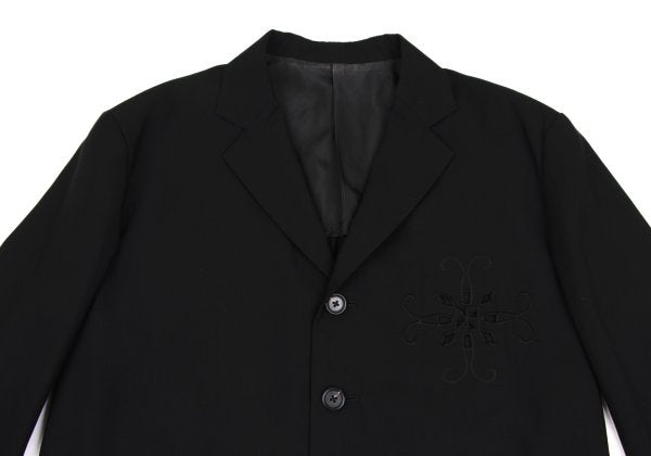 Yohji Yamamoto POUR HOMME 87SS Front Jacket Black Size M