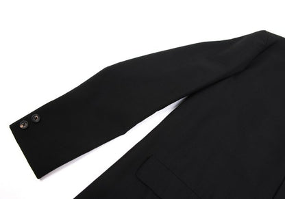 Yohji Yamamoto POUR HOMME 87SS Front Jacket Black Size M