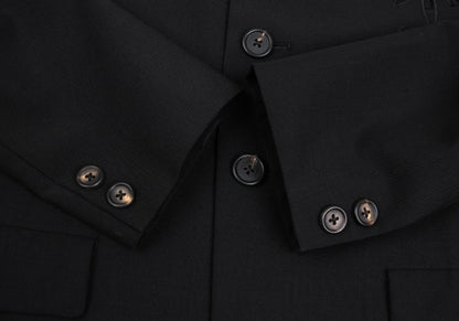 Yohji Yamamoto POUR HOMME 87SS Front Jacket Black Size M