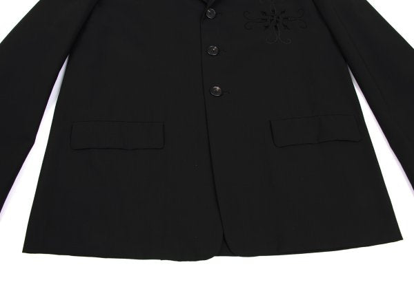 Yohji Yamamoto POUR HOMME 87SS Front Jacket Black Size M