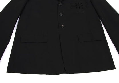 Yohji Yamamoto POUR HOMME 87SS Front Jacket Black Size M