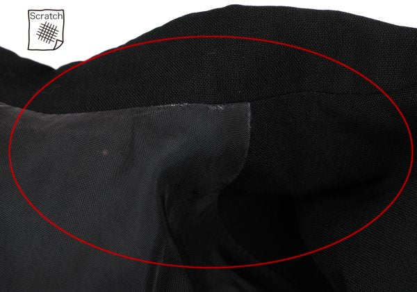 Yohji Yamamoto POUR HOMME 87SS Front Jacket Black Size M