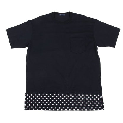 COMME des GARCONS HOMME Black Hem Dot Pocket T-Shirt Size L
