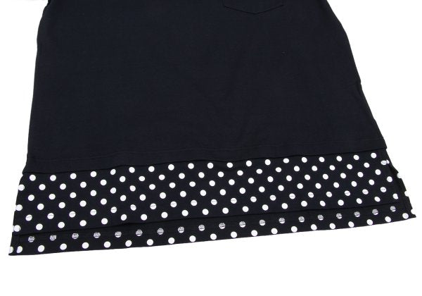 COMME des GARCONS HOMME Black Hem Dot Pocket T-Shirt Size L