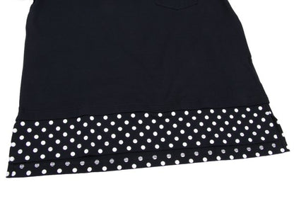 COMME des GARCONS HOMME Black Hem Dot Pocket T-Shirt Size L