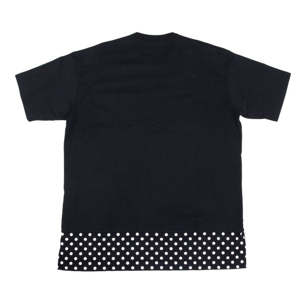 COMME des GARCONS HOMME Black Hem Dot Pocket T-Shirt Size L