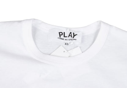 PLAY COMME des GARCONS x TNF Heart T-Shirt White Size XXL