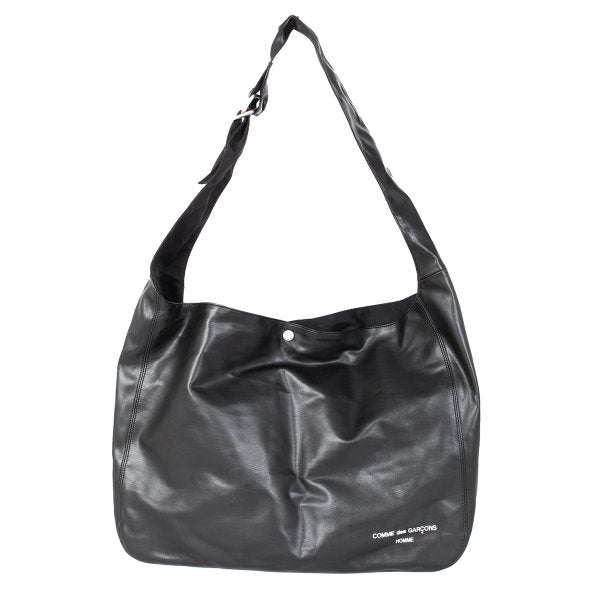 COMME des GARCONS HOMME 24AW Faux Leather Shoulder Bag Black