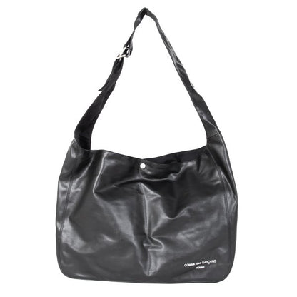 COMME des GARCONS HOMME 24AW Faux Leather Shoulder Bag Black
