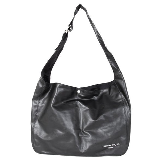 COMME des GARCONS HOMME 24AW Faux Leather Shoulder Bag Black