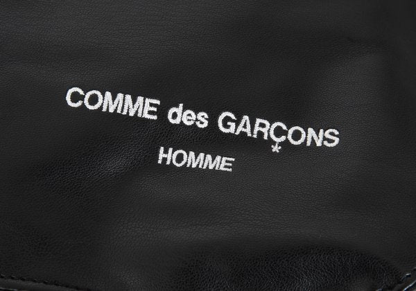 COMME des GARCONS HOMME 24AW Faux Leather Shoulder Bag Black