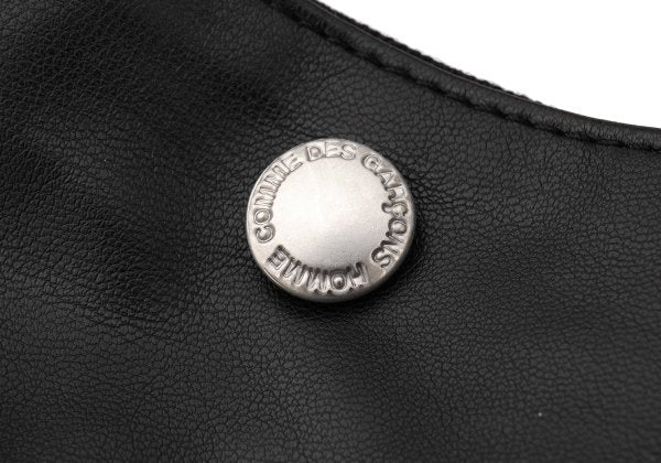 COMME des GARCONS HOMME 24AW Faux Leather Shoulder Bag Black