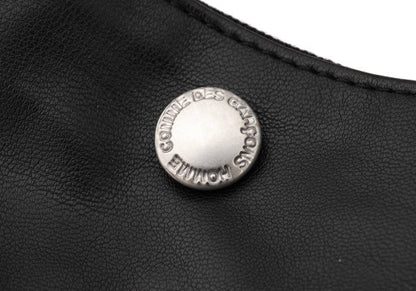 COMME des GARCONS HOMME 24AW Faux Leather Shoulder Bag Black