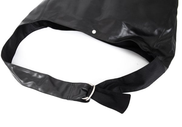 COMME des GARCONS HOMME 24AW Faux Leather Shoulder Bag Black